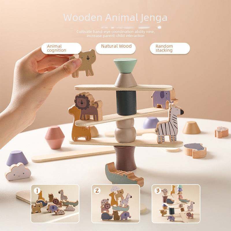 Bloques de Madera para Niños: Imaginación, Coordinación y concentración